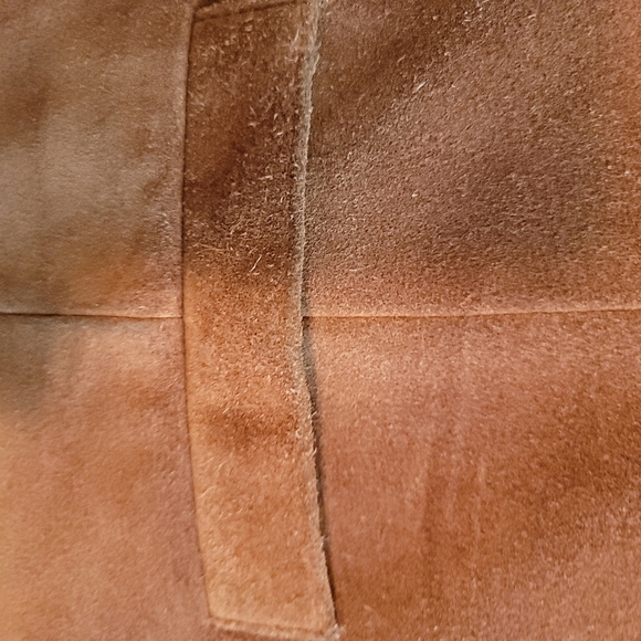 Saguarowest Trading Co Vintage Cowboy Embroidered Fully Lined Suede Vest Size XL - Picture 8 of 13